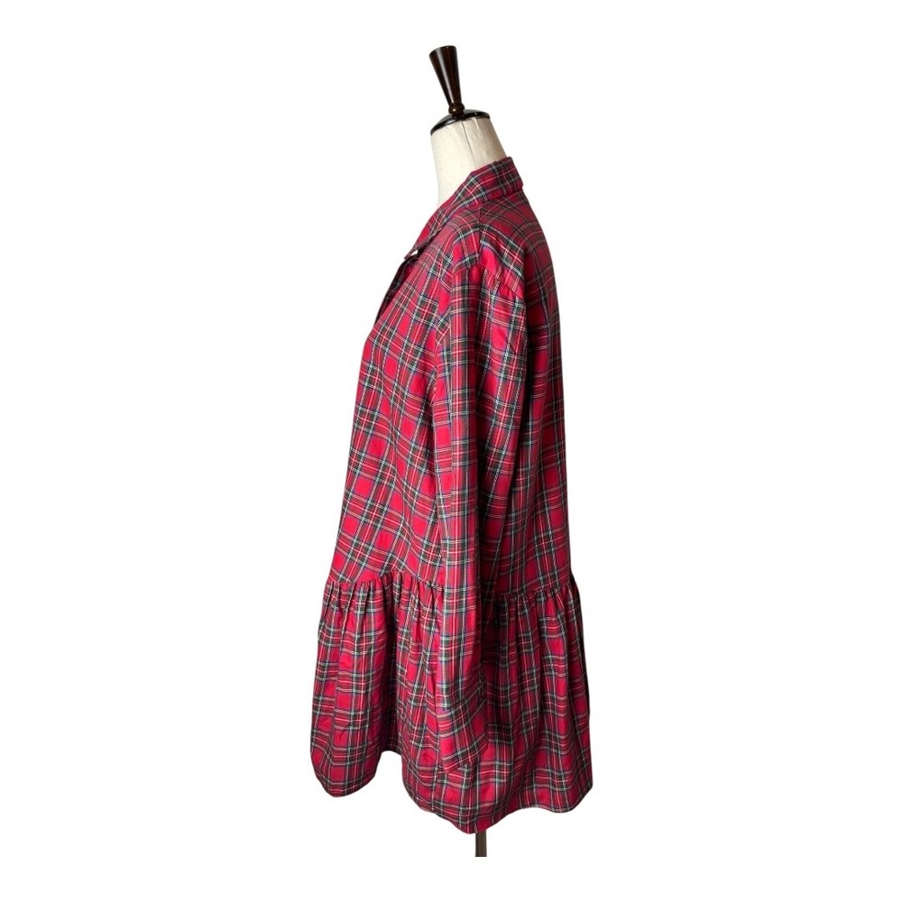 Zara Red Checkered Mini Dress - Picture 7 of 11